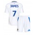 Maillot de foot Leeds United Daniel James #7 Domicile vêtements enfant 2024-25 Manches Courtes (+ pantalon court)